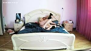 Real Couple Enjoys Afternoon Homemade Relaxation Session