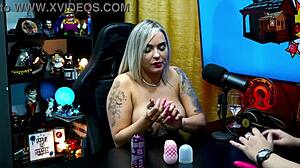 Kiara Blay Gostou Muito Dos Brinquedos Do Estúdio Quase Colocou Dentro Da Buceta - Podcast Púpum No Barraco - Completo No Sheer Red