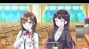 girls share a secret kiss in the shower for ep3.