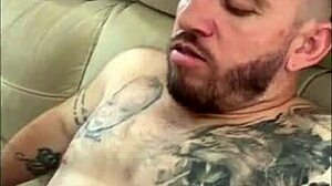 Boss drinks cum from small cock employee in quickie