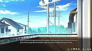 luna's blowjob scene in ghost marriage hentai game night 1 is hot.