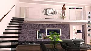 Dreams of Desire: Alex Watches Jenna Changing Dress and Landlady in Dream World