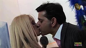 Blonde babe craves sucking after hard banging