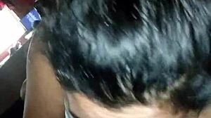 Sloppy deepthroat blowjob with excessive saliva dripping from the mouth onto the cock.