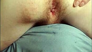 Young twink boy uses shampoo bottle for anal