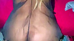 Wow, that sexy latina masturbating in doggystyle with big tits!