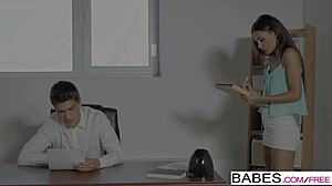 babes - office obsession - shaking down below starring alexis brill and bruce venture clip