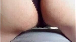 Young twink boy uses shampoo bottle for anal