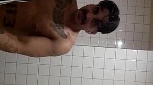 Moon Bent Over in Public Bathroom for Doggy Anal Fuck