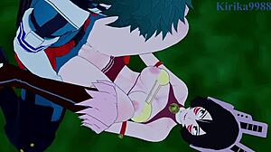 Shino Sosaki and Mei Hatsume in My Hero Academia