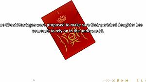 luna's blowjob scene in ghost marriage hentai game night 1 is hot.