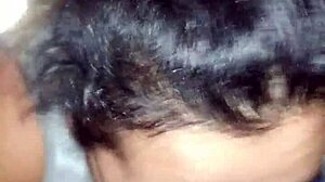 Sloppy deepthroat blowjob with excessive saliva dripping from the mouth onto the cock.