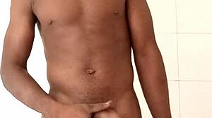 I cumshot in the club bathroom with gangbang group