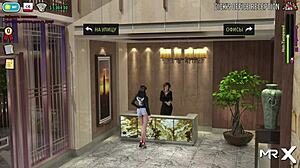 Hot Shower Scene in Fashionbusiness Anime