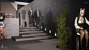 i cant stop staring at big tits and legs in sin heels 4