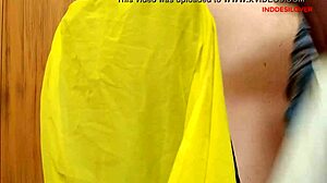 Hot housewife bangs tenant with cum on tits at home