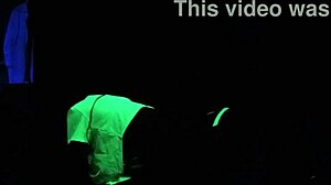 in this pov, dayanara engages in black light fetish sex with amateurs, exploring her desires.