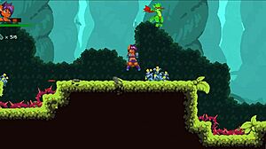 kincaid tests huge marble dildo in furry hentai orgasm