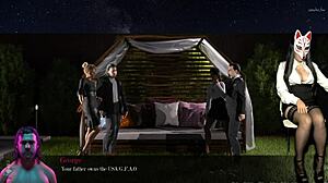 i cant stop staring at big tits and legs in sin heels 4