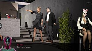 i cant stop staring at big tits and legs in sin heels 4