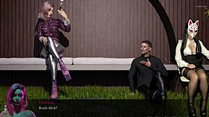 i cant stop staring at big tits and legs in sin heels 4