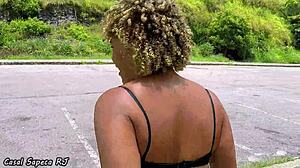 Latina Milf Steps Out Of Car For Public Touching And Interracial Fun