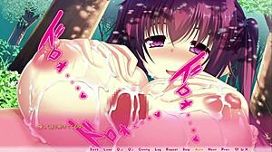 Intense Yuri Paizuri Scene with Big Tits