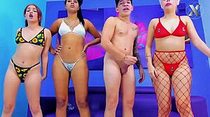 Magnificent Blowjobs From Girls Riding Friends Cock Rough