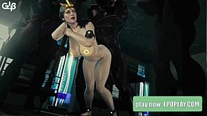 is this milf letting all the boys fuck her holes?