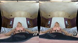 Adira Allure Teen With Tits Sucks Monster Cock In POV Wanking Session Featuring Ass And Big Cock