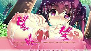 Intense Yuri Paizuri Scene with Big Tits