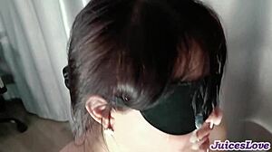 Real amateur cumslut swallows hot cum in compilation 6