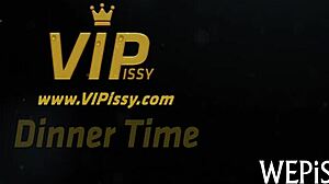 Chap pisses on her after intense sex