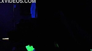in this pov, dayanara engages in black light fetish sex with amateurs, exploring her desires.