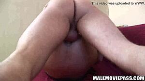 Masked guy fucking tiny blonde boy!