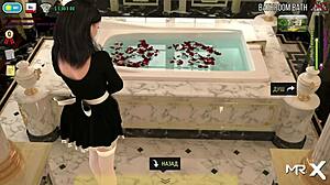 Hot Shower Scene in Fashionbusiness Anime