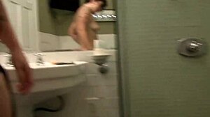 After spanking, cute pornstar Tina Horn straps on a cock to fuck Andre Shakti's tight pussy.