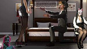 i cant stop staring at big tits and legs in sin heels 4