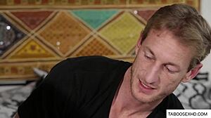 Stepfather Caught Sniffing Panties of Skinny Blonde Teen in Taboo Encounter