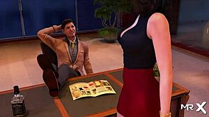 in the fashion business game, she takes off her pants and shows her ass in episode 2 25