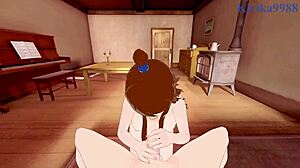 Mei Terumi and Konan intense creampie sex in Naruto hentai