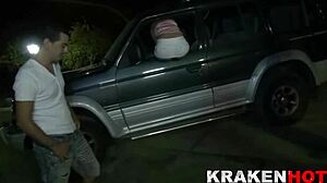 Mature Couple Engages In Public Doggystyle Sex Outdoors