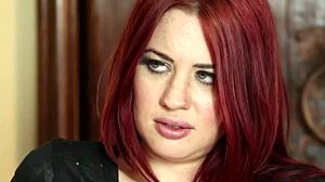 Redhead Gets Facial from Masseur in Hidden Cam Hardcore Massage Session