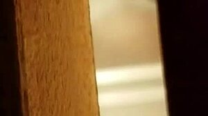 Spying On Prostitute Shaving Her Hairy Pussy In The Bathroom