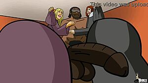 arab and pawg milf play naughty roles for bbc action