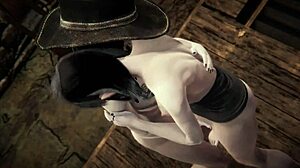 i'm watchin these pale twin's get cumshotted in 3d porn threesome, so hot