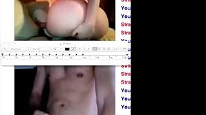 yummy mrs web cam features brunette and blonde lesbians in college bed