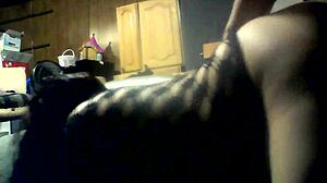 how hard can you pound chubby Navajo Tiff's big tits doggystyle?