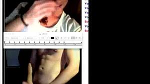 yummy mrs web cam features brunette and blonde lesbians in college bed