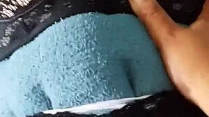 i'm debuting my aunt's used lingerie for anal and assfucking